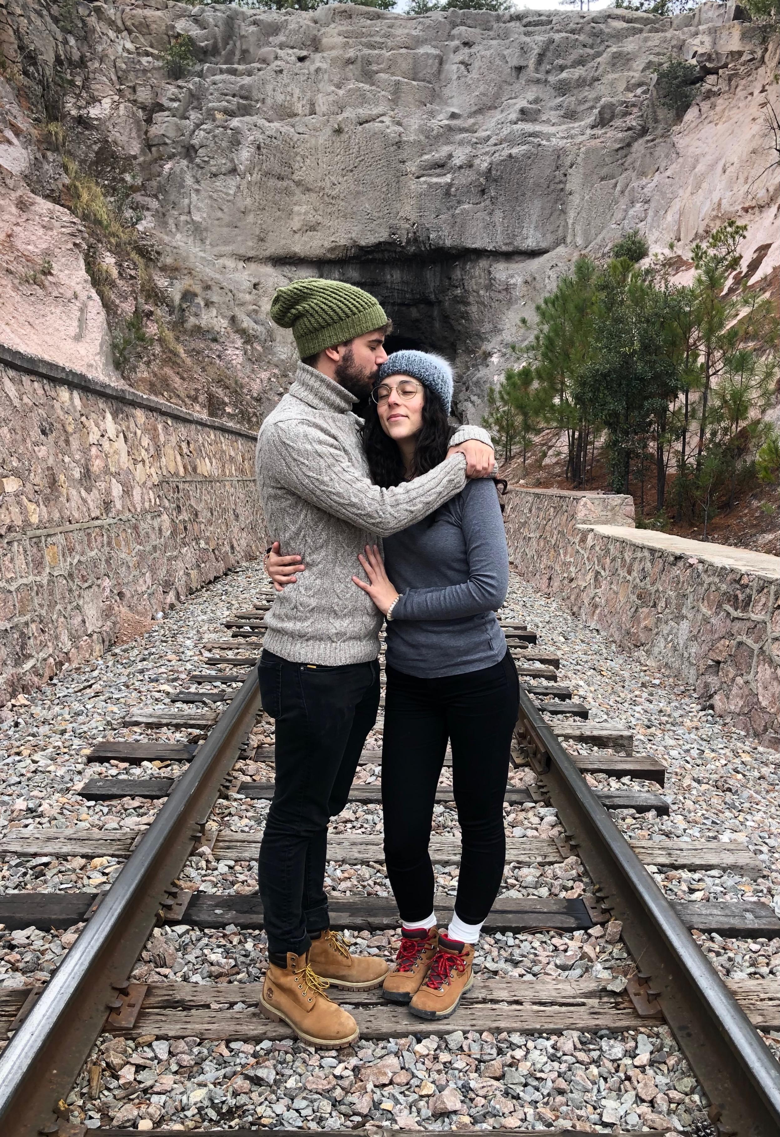 Foto with train tracks